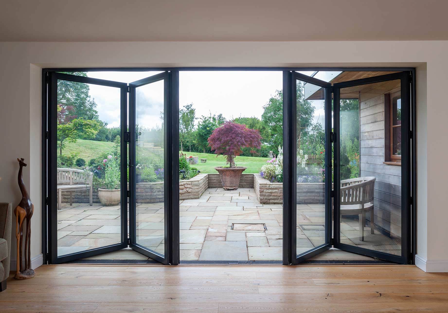 aluminium bifolding doors tewkesbury