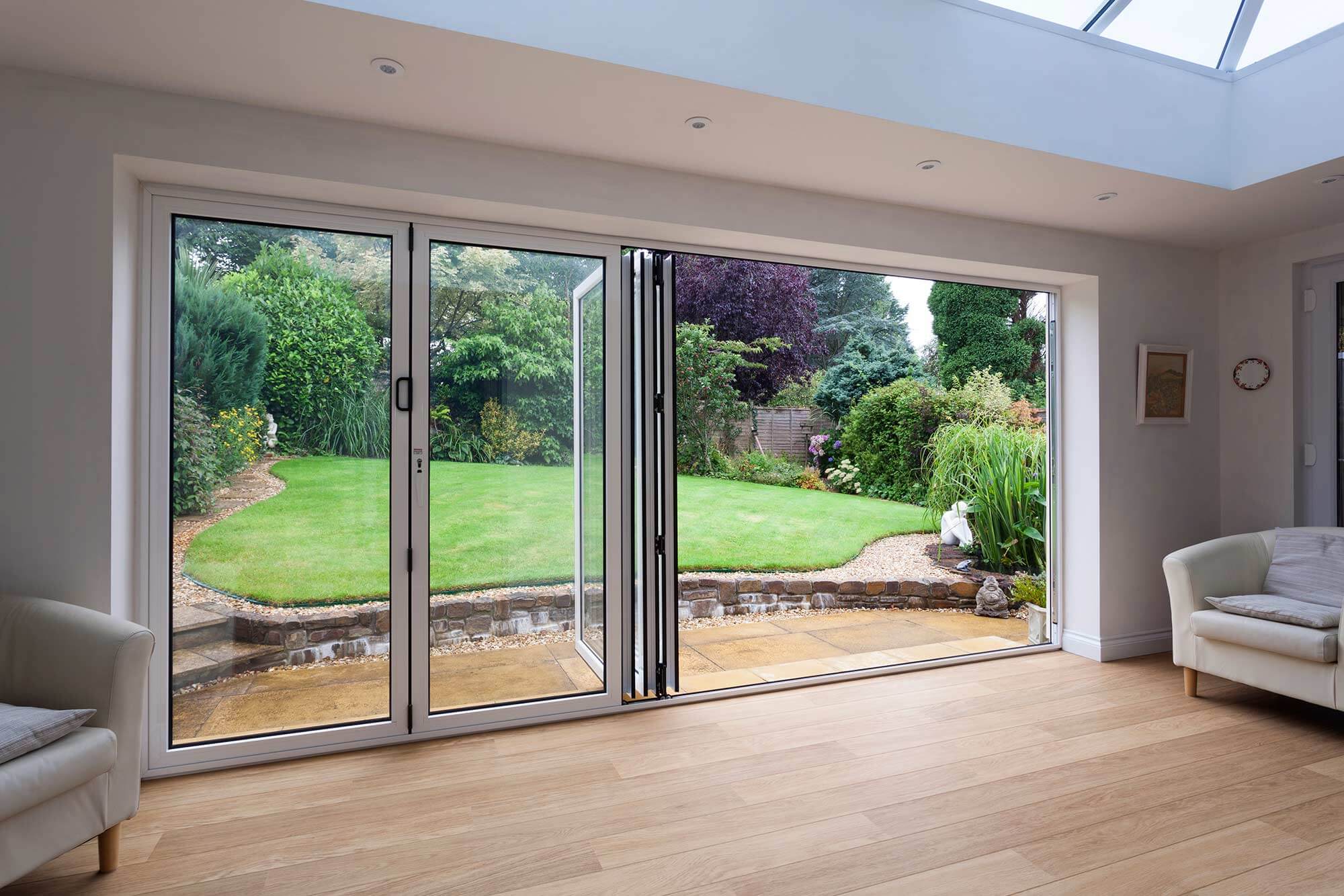 White Bifold Doors Kidderminster