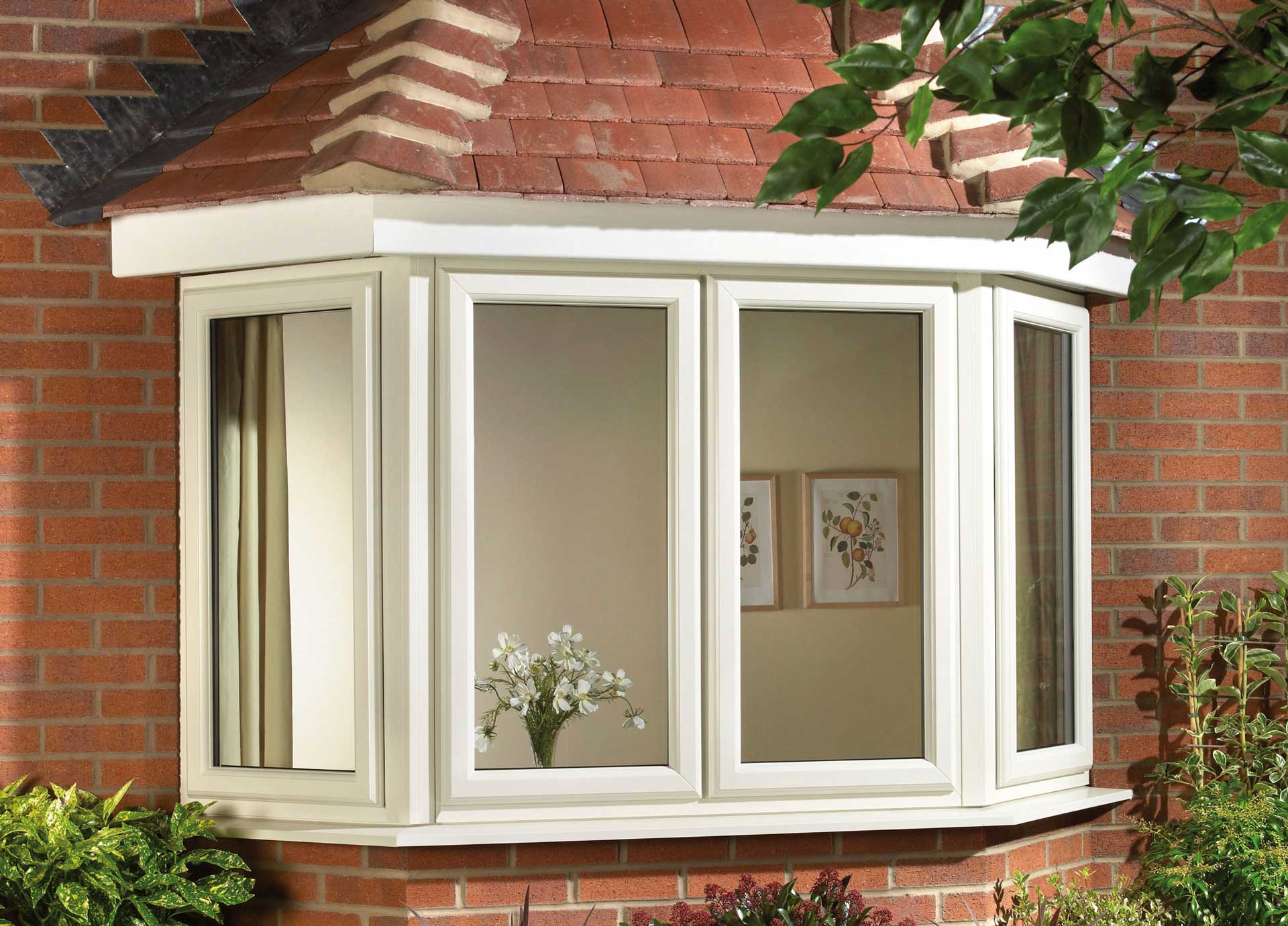 White uPVC windows for a home in Worcester.