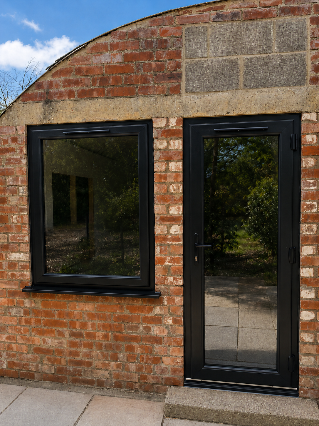 back door black
